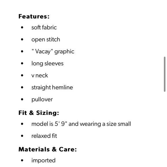 Vacation Graphic Vacay Sweater - Picture 4 of 4